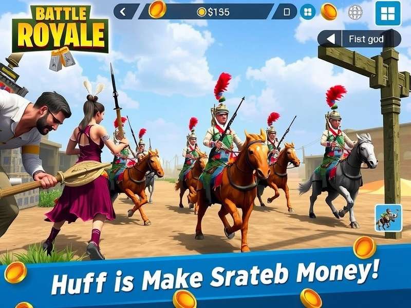 Indus Battle Royale gameplay screenshot showing futuristic Indian-themed map