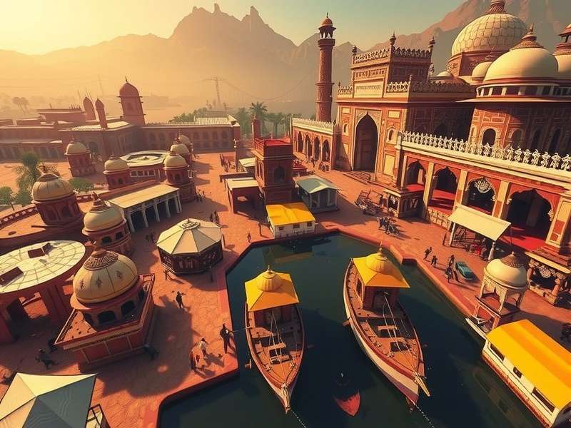 इंडस बैटल रॉयल मैप का विस्तृत दृश्य