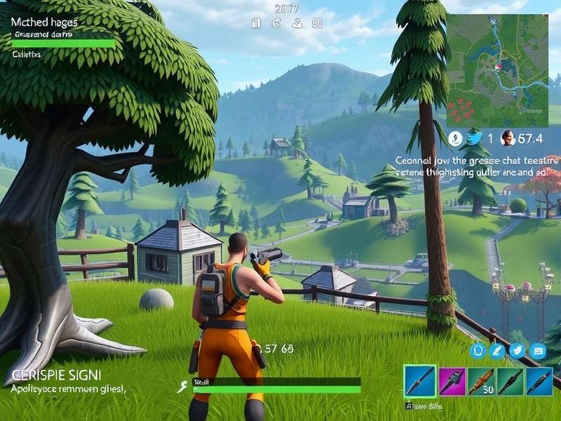 Xbox controller with Fortnite themed design