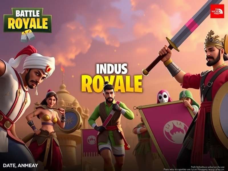 Indus Battle Royale Tournament Scene with Players Competing