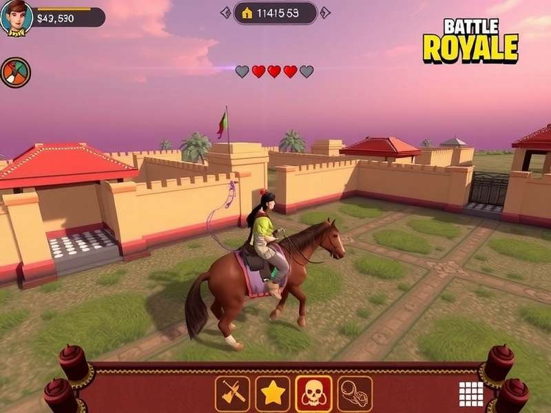 Indus Battle Royale intense gameplay action on mobile device
