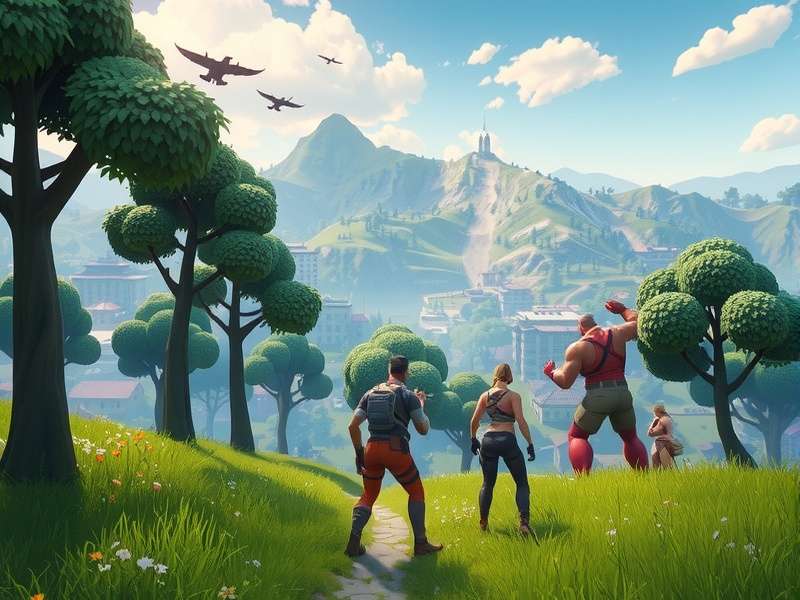 Epic Fortnite and Indus Battle Royale gameplay collage showing intense action