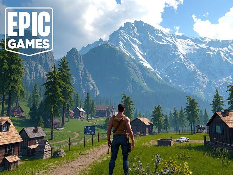 Epic Games Store interface showing Indus Battle Royale download