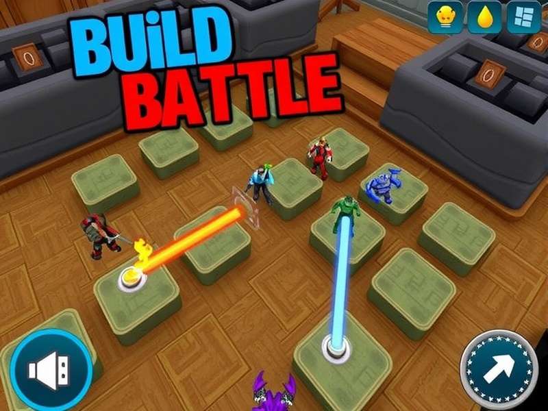 Build Battle gameplay in Indus Battle Royale showing players constructing structures during combat