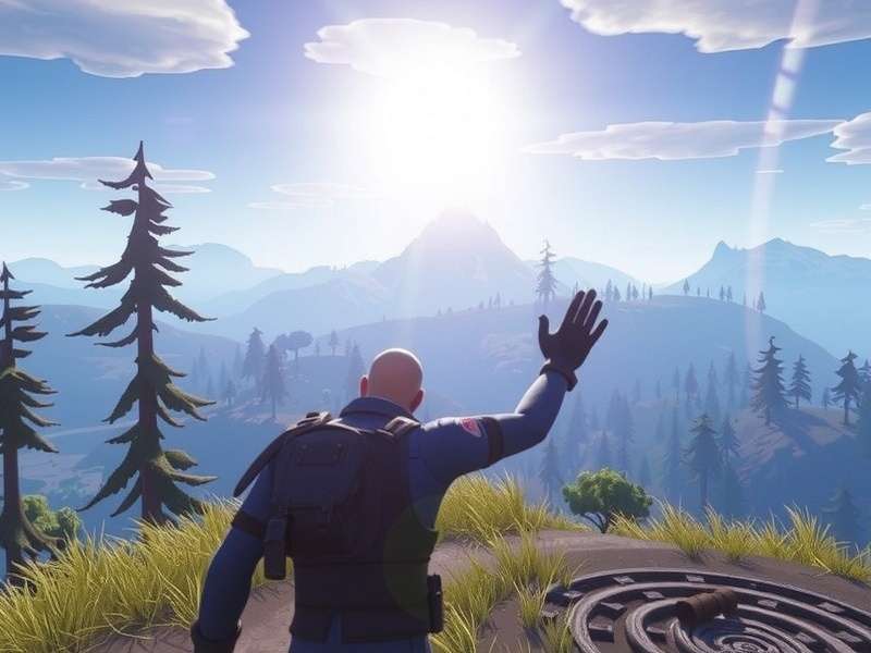 Epic Games Launcher interface showing Fortnite download option on a PC desktop