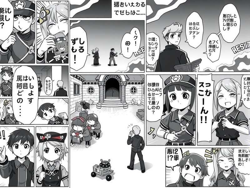 Artistic collage of Indus Battle Royale gameplay and classic Battle Royale manga panels