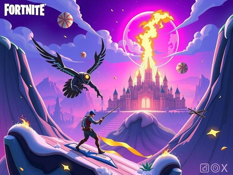 Esports gamer playing a battle royale game in a competitive setup