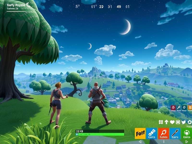 Fortnite Battle Royale Map Strategy showing key locations and drop zones