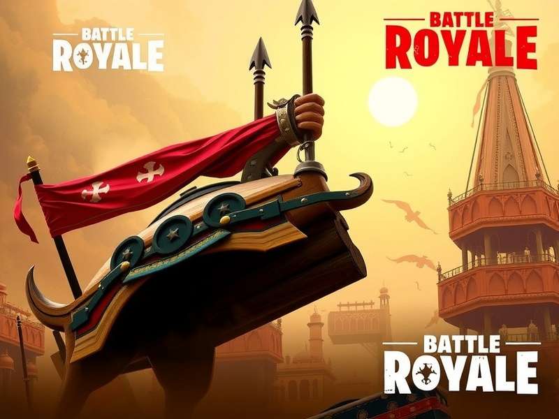 Indus Battle Royale gameplay screenshot showing character and map