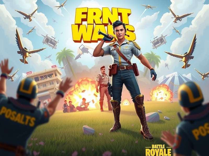 Front Wars Battle Royale – Indus Battle Royale Season 7 key art showing the Mumbai Docks map