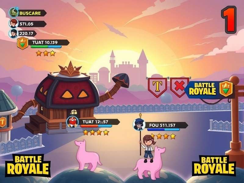 Typing Battle Royale gameplay arena showing keyboard combat in Indian esports scene