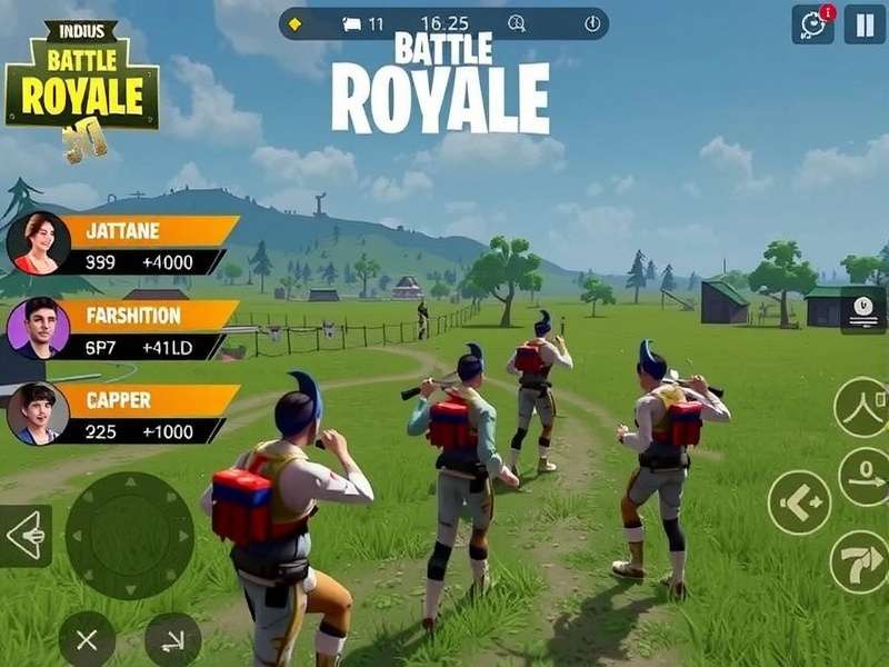 Indus Battle Royale Apk – Hero image showing intense battle royale gameplay with Indian-themed map and characters