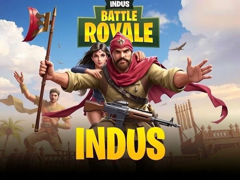 Indus Battle Royale mobile gameplay screenshot showing character and interface