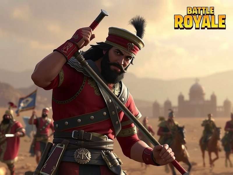 Indus Battle Royale PC gameplay screenshot showing intense battle arena