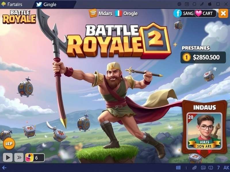 Indus Battle Royale 2.0 gameplay screenshot showing new map and combat