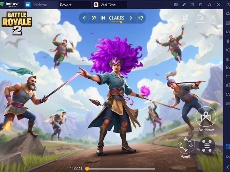 Indus Battle Royale 2.0 Update Drivers – Hero visual showcasing the game's futuristic battle arena