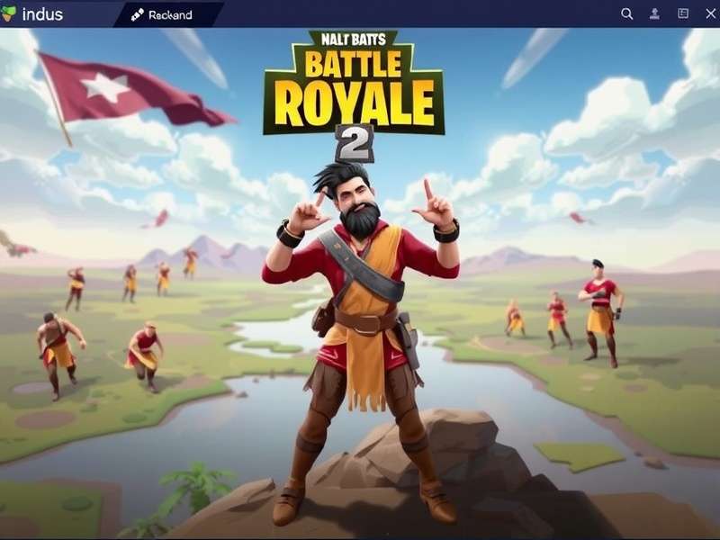 Indus Battle Royale 2.0 Update To Windows - Hero banner showing the game's futuristic battleground