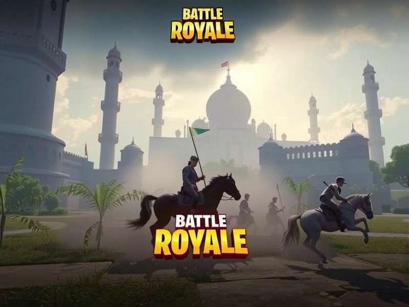 Indus Battle Royale PC download hero banner showing intense battle arena with Indian themes